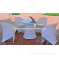 Outdoor garden wicker rattan dining set